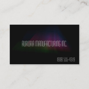 Hyper Black Collection: Dark Aurora Business Card