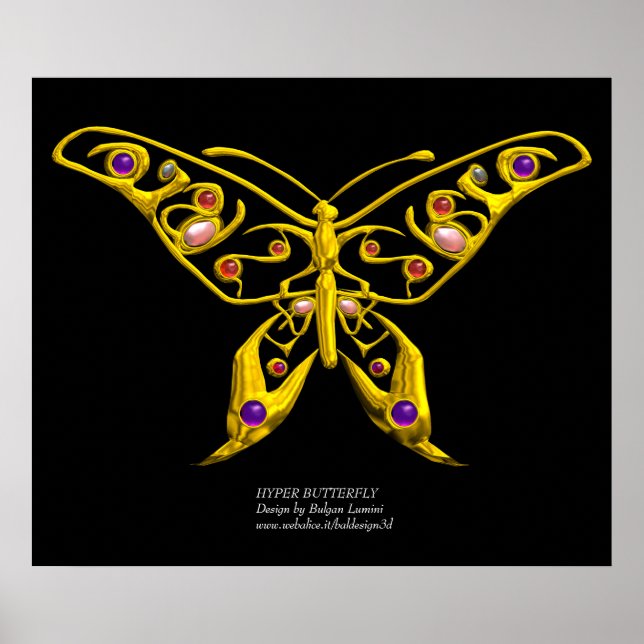 HYPER BUTTERFLY,colossal size Poster (Front)