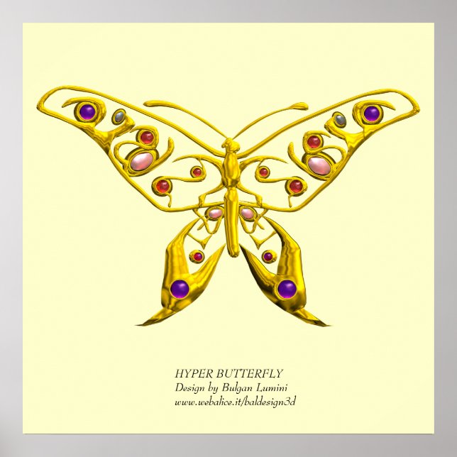 HYPER BUTTERFLY,colossal size Poster (Front)