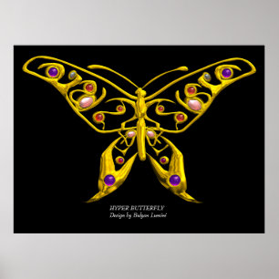 HYPER BUTTERFLY,colossal size Poster