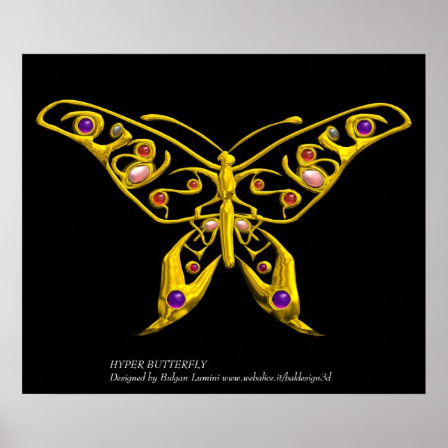 HYPER BUTTERFLY POSTER (Front)