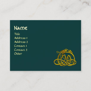 HYPER DRAGON ,green Business Card