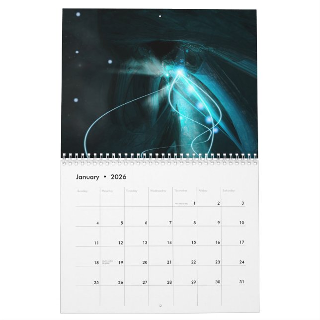 Hyper Gama Spaces Calendar (Jan 2026)