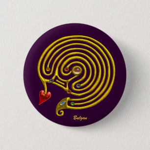 HYPER LABIRINTH 2 INCH ROUND BUTTON