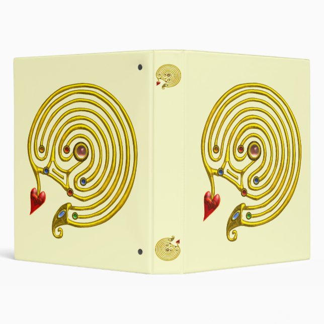 HYPER LABYRINTH ,black yellow,cream Binder (Background)