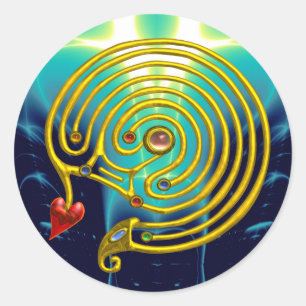 HYPER LABYRINTH CLASSIC ROUND STICKER