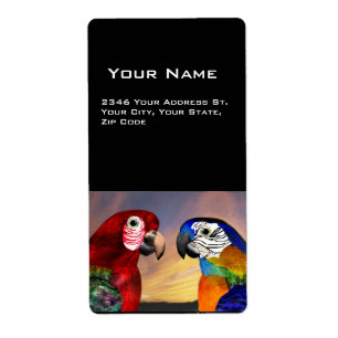 HYPER PARROTS / RED AND BLUE ARA