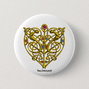 HYPER VALENTINE 2 INCH ROUND BUTTON