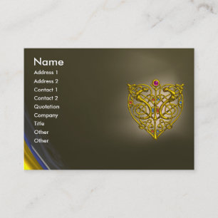 HYPER VALENTINE AGATE ,grey Business Card