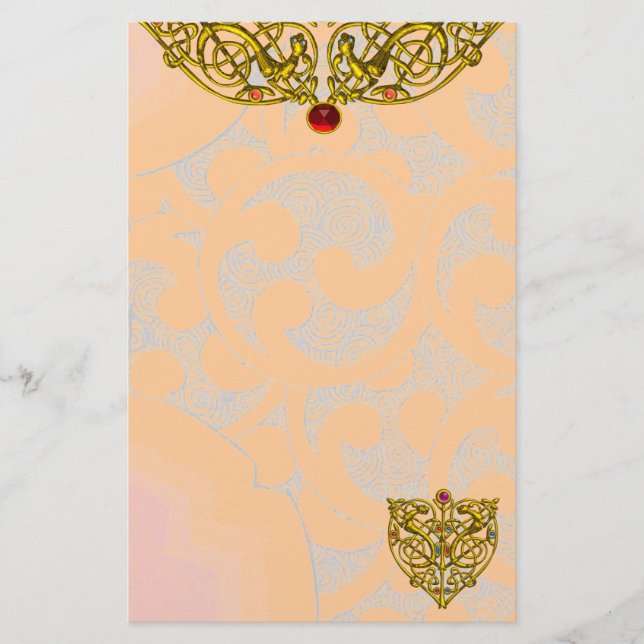 HYPER VALENTINE , pink Stationery (Front)