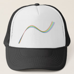 hyperbole arc-en-ciel trucker hat