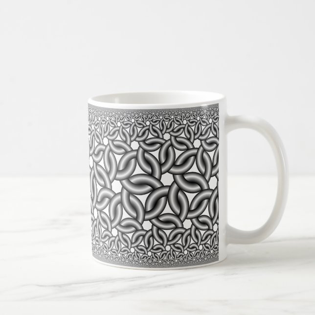 Hyperbolic ribbons 327 coffee mug (Right)