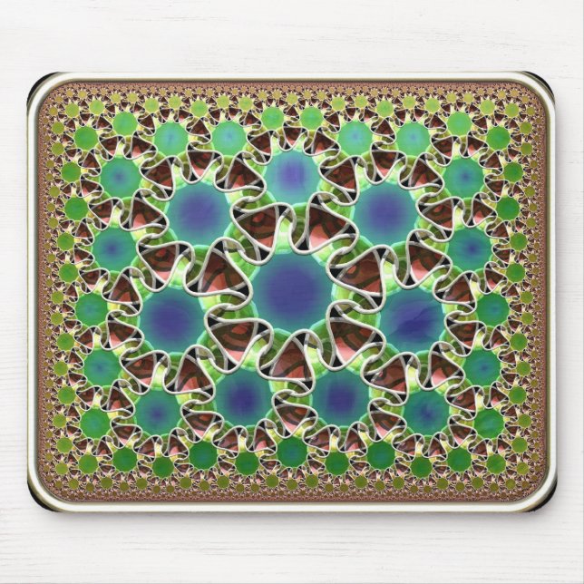 Hyperbolic Surface Knot Mouse Pad (Front)