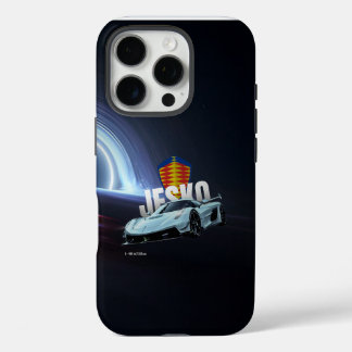 Hypercar in the Void – Surreal Supercar & Black Ho iPhone 16 Pro Case