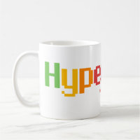 HyperCard - the mug - in the Apple rainbow colors
