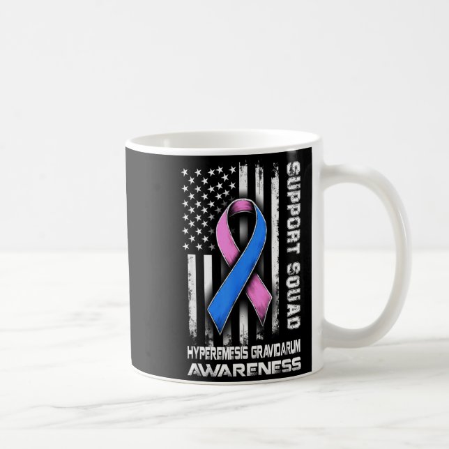 Hyperemesis Awareness Gravidarum Squad Support Jok Coffee Mug (Right)