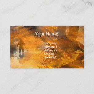 HYPERION WORLD ALIEN LANDSCAPE Science Fiction Business Card
