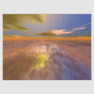 HYPERION WORLD, ALIEN SEASCAPE SKY ,CLOUDS Sci-Fi Tissue Paper