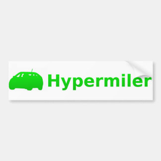 hypermiler bumper sticker