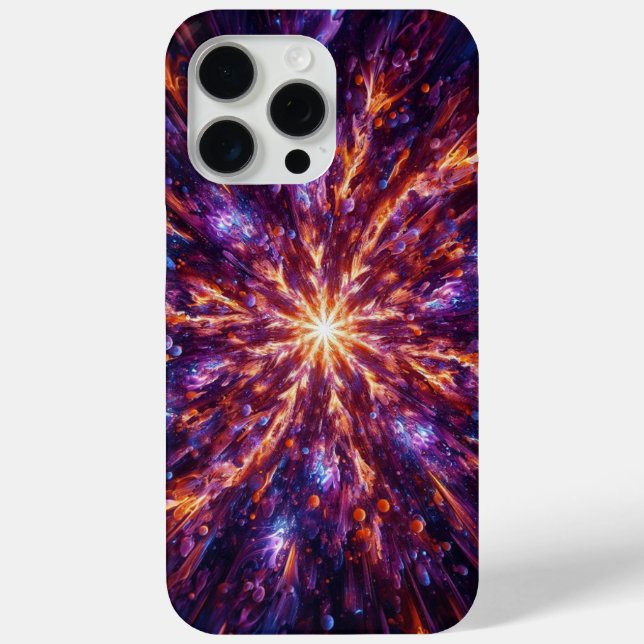 Hypernova Camo, Glowing Camouflage, Starburst Case-Mate iPhone Case (Back)