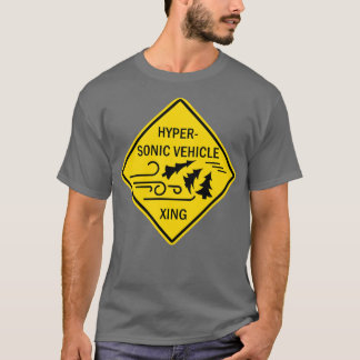 Hypersonic Vehicle Crossing T-Shirt