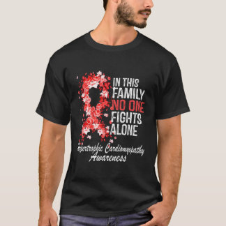 Hypertrophic Cardiomyopathy Awareness Flower Ribbo T-Shirt