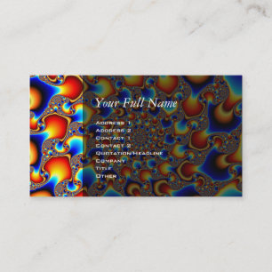 Hypn0sis - Fractal Art Business Card