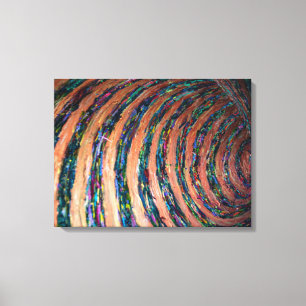 Hypno Lines Painting Art Canvas Print