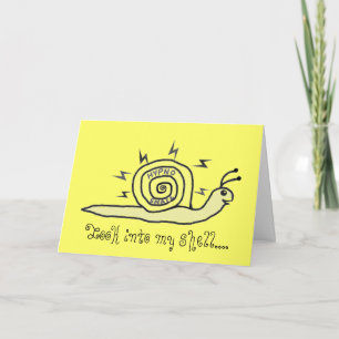 Hypno Snail Look Into My Shell Greeting Card