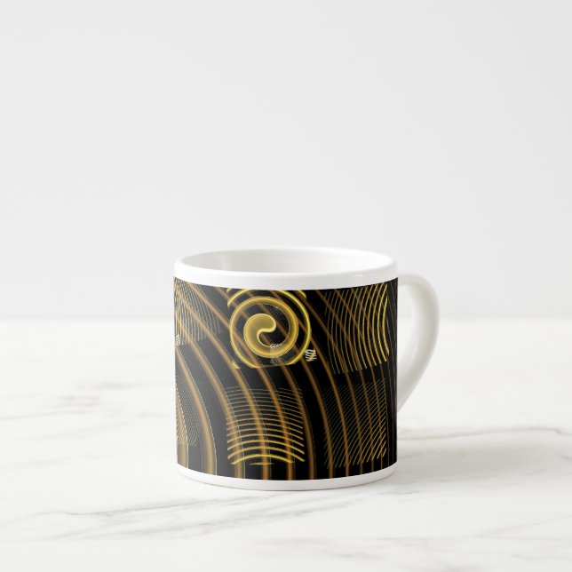 Hypnose Art Abstrait Espresso Mug (Devant droit)