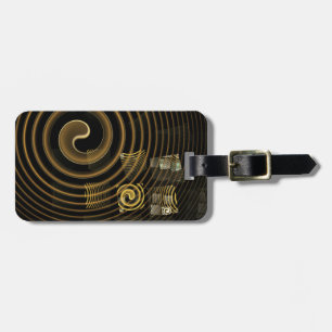 Hypnosis Abstract Art Address Luggage Tag