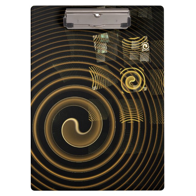 Hypnosis Abstract Art Clipboard (Front)