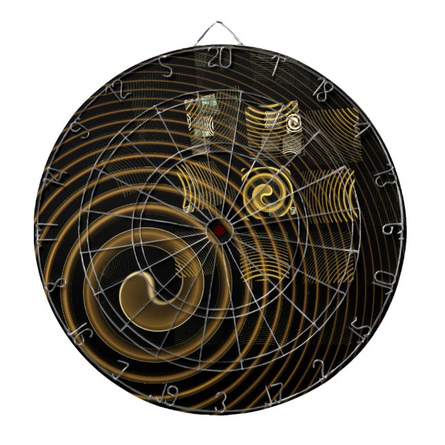 Hypnosis Abstract Art Dartboard (Front)