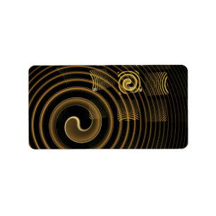 Hypnosis Abstract Art Label