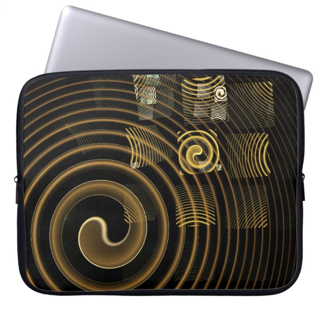 Hypnosis Abstract Art Laptop Sleeve (Front)