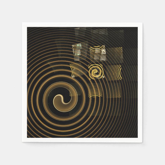 Hypnosis Abstract Art Napkin (Front)