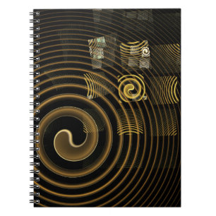 Hypnosis Abstract Art Notebook