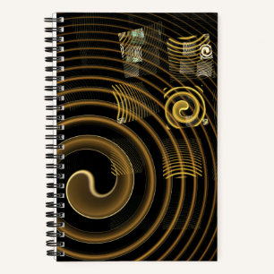 Hypnosis Abstract Art Notebook