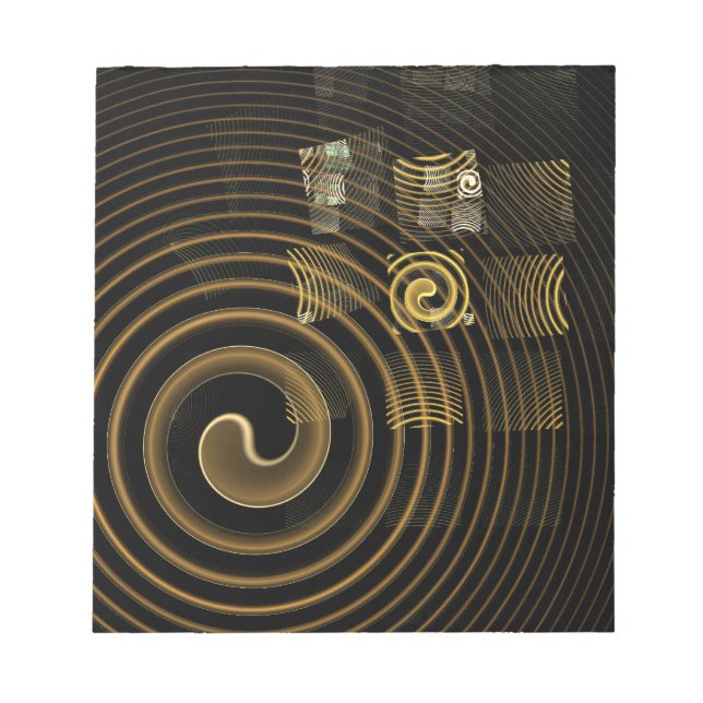 Hypnosis Abstract Art Notepad (Front)
