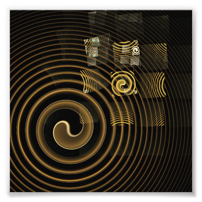 Hypnosis Abstract Art Photo Print (Front)