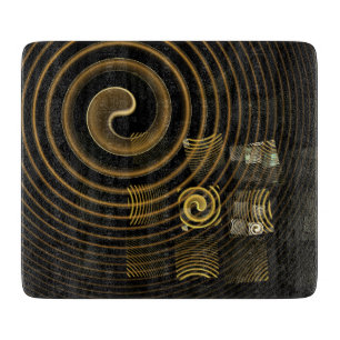 Hypnosis Abstract Art Rectangle Cutting Board