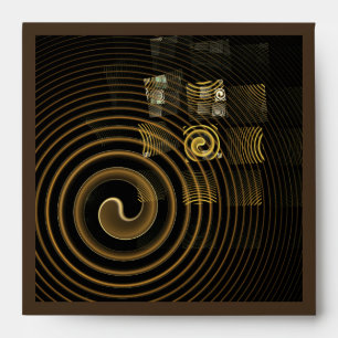 Hypnosis Abstract Art Square Envelope