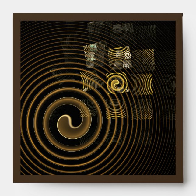 Hypnosis Abstract Art Square Envelope (Front)