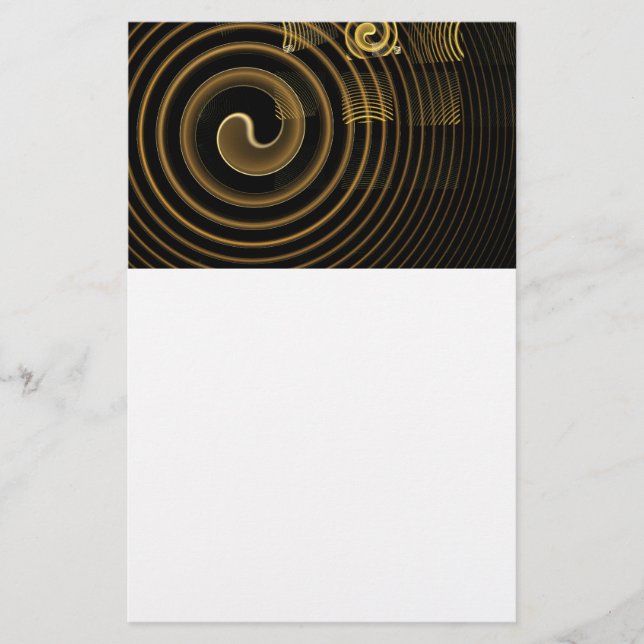 Hypnosis Abstract Art Stationery (Front)