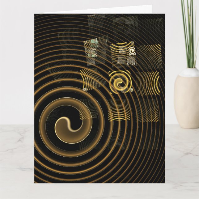 Hypnosis Abstract Art Thank You Card (Front)