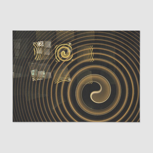 Hypnosis Abstract Art Tissue Paper (Front)