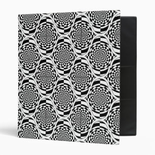 Hypnosis Pattern black white + your ideas Binder