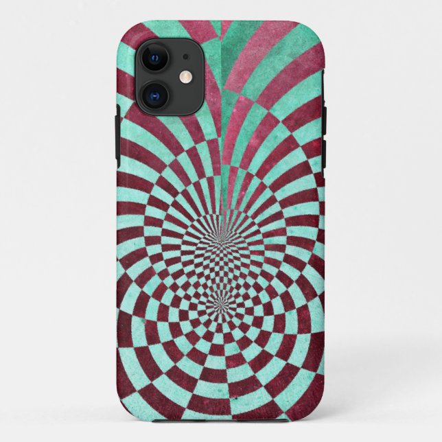 Hypnosis Pattern Case-Mate iPhone Case (Back)