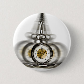 Hypnosis Spinning Clock 2 Inch Round Button