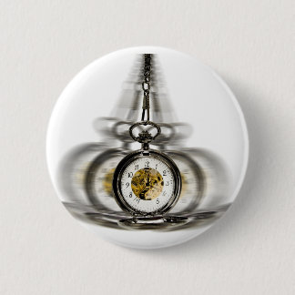 Hypnosis Spinning Clock 2 Inch Round Button